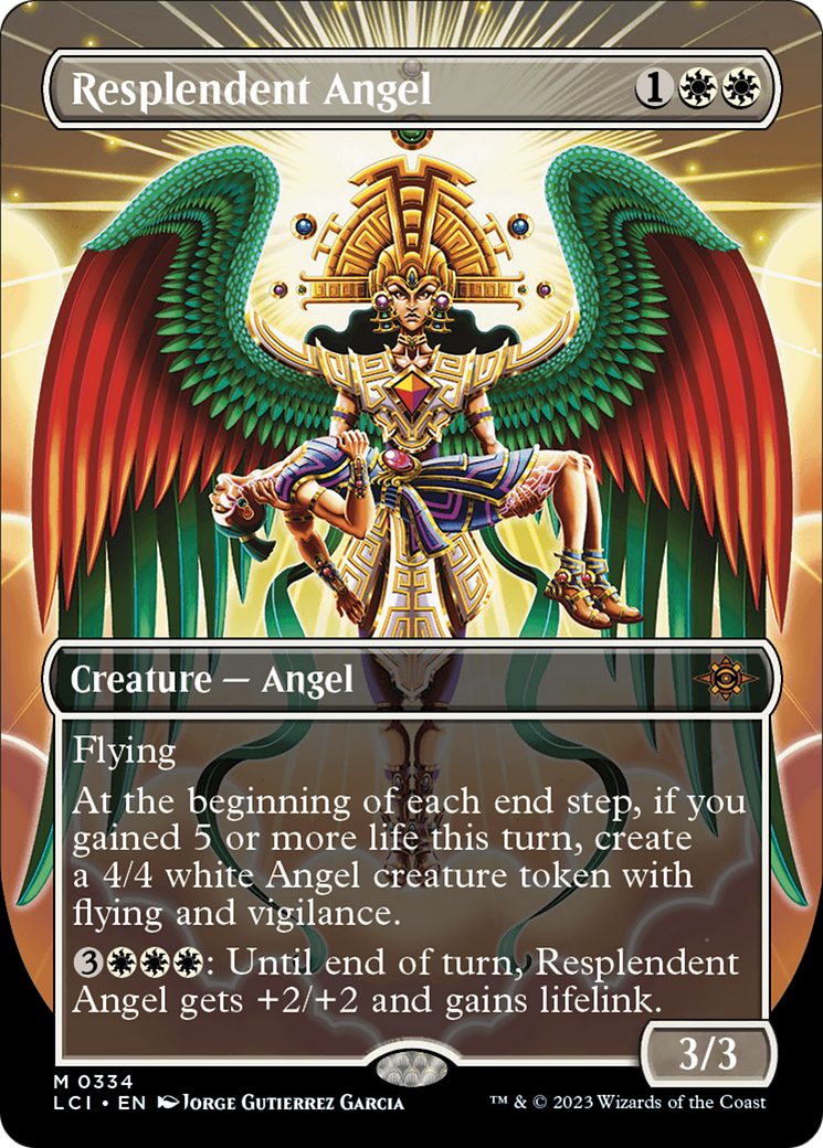 Resplendent Angel (Borderless) [The Lost Caverns of Ixalan] | RetroPlay Games