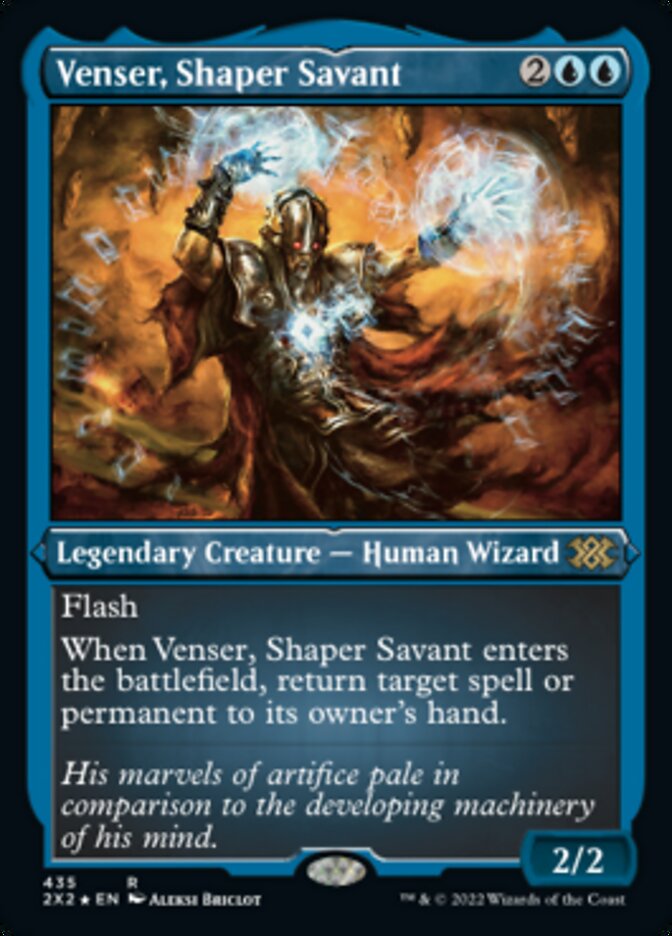 Venser, Shaper Savant (Foil Etched) [Double Masters 2022] | RetroPlay Games