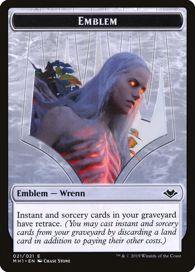 Illusion (005) // Wrenn and Six Emblem (021) Double-Sided Token [Modern Horizons Tokens] | RetroPlay Games