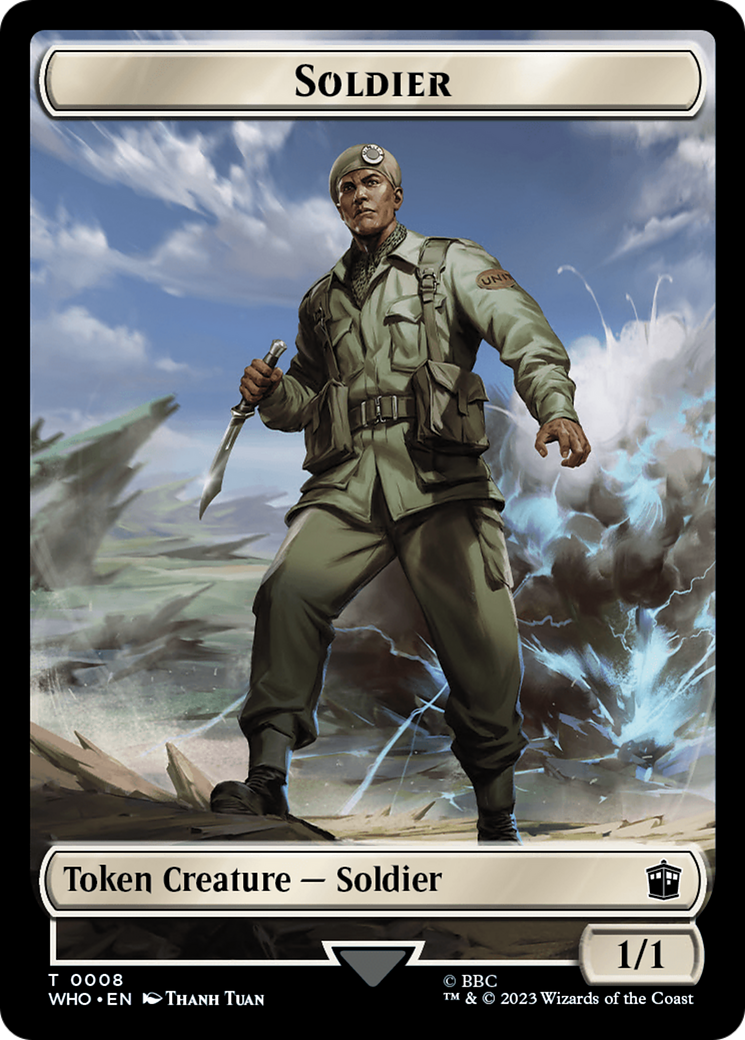 Soldier // Treasure (0030) Double-Sided Token [Doctor Who Tokens] | RetroPlay Games