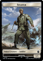 Horse // Soldier Double-Sided Token [Doctor Who Tokens] | RetroPlay Games