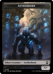 Aetherborn (Ripple Foil) // Servo Double-Sided Token [Modern Horizons 3 Commander Tokens] | RetroPlay Games