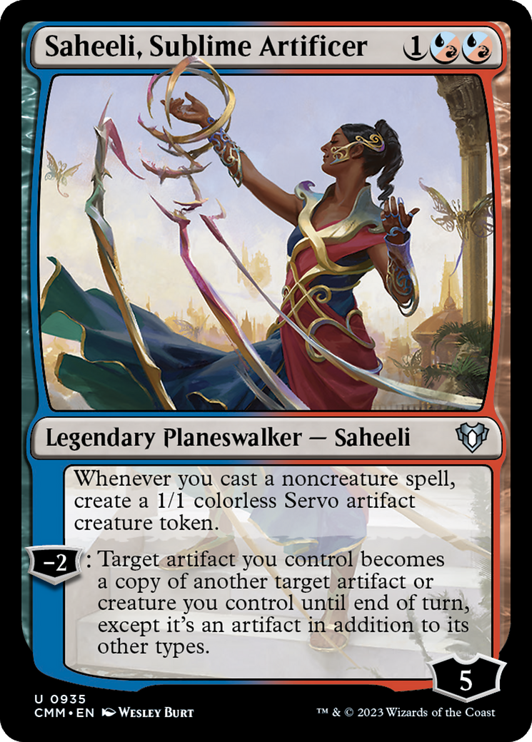 Saheeli, Sublime Artificer [Commander Masters] | RetroPlay Games