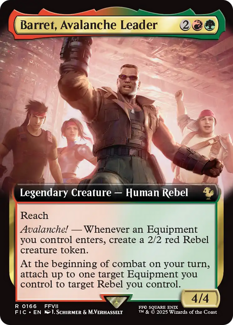 Barret, Avalanche Leader (Extended Art) [FINAL FANTASY Commander] | RetroPlay Games