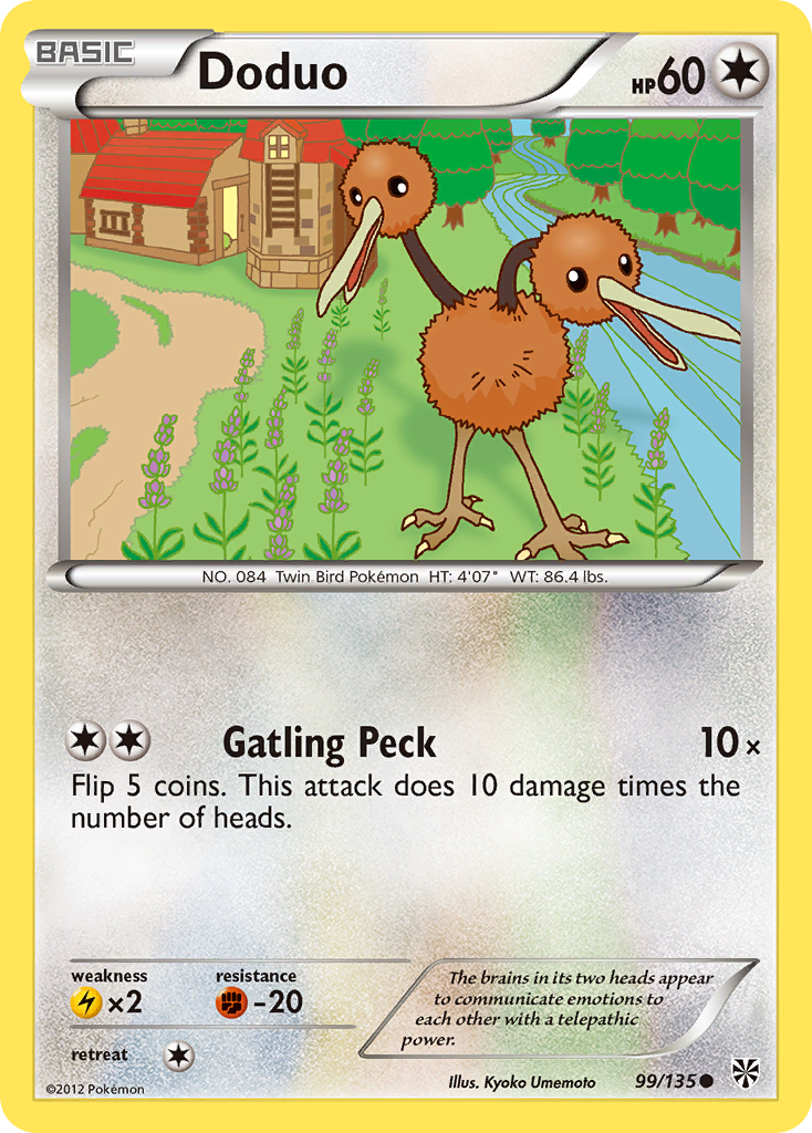 Doduo (99/135) [Black & White: Plasma Storm] | RetroPlay Games