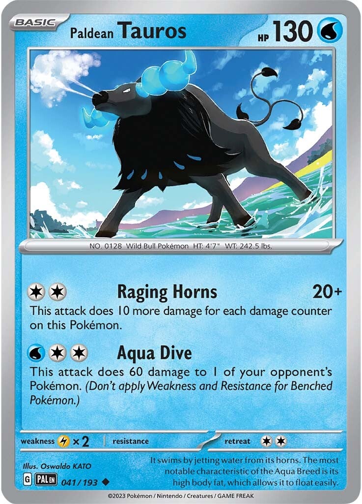 Paldean Tauros (041/193) [Scarlet & Violet: Paldea Evolved] | RetroPlay Games