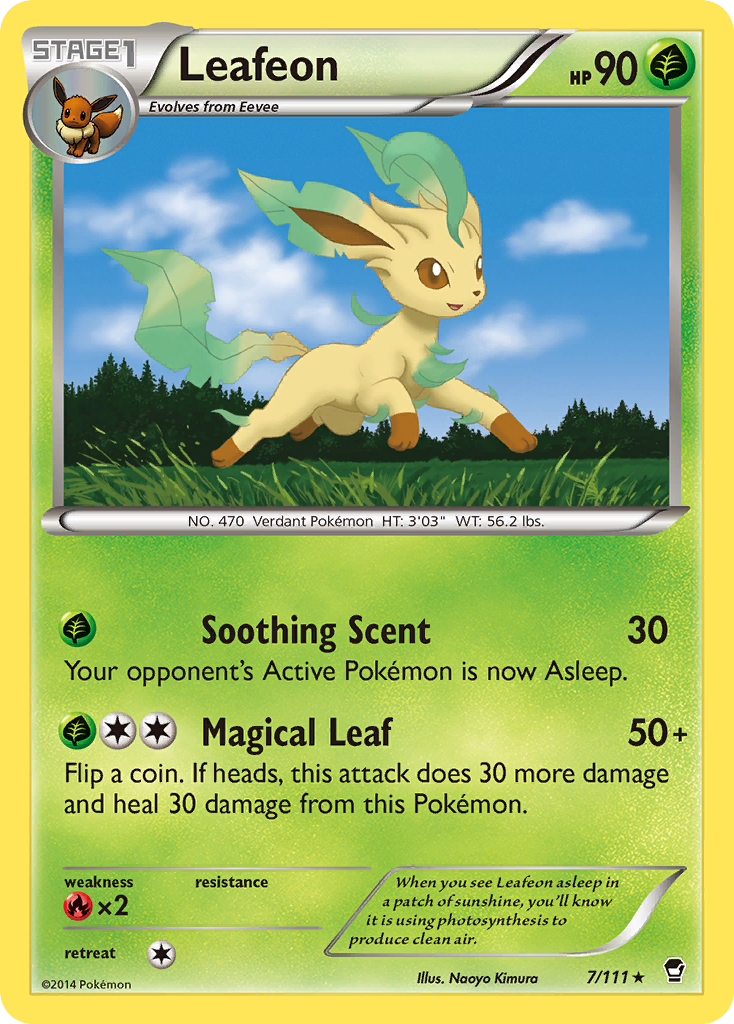 Leafeon (7/111) [XY: Furious Fists] | RetroPlay Games