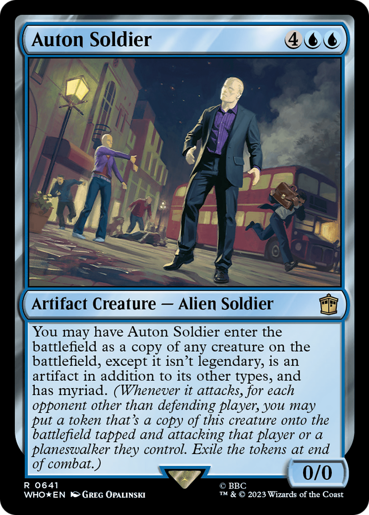 Auton Soldier (Surge Foil) [Doctor Who] | RetroPlay Games