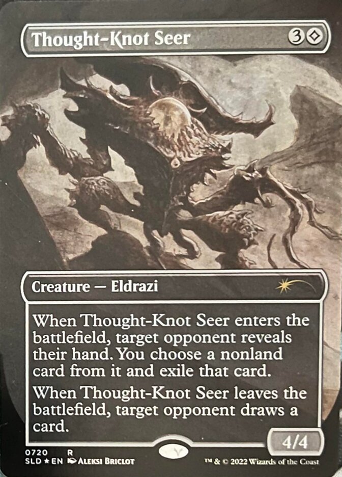 Thought-Knot Seer (720) (Borderless) [Secret Lair Drop Promos] | RetroPlay Games