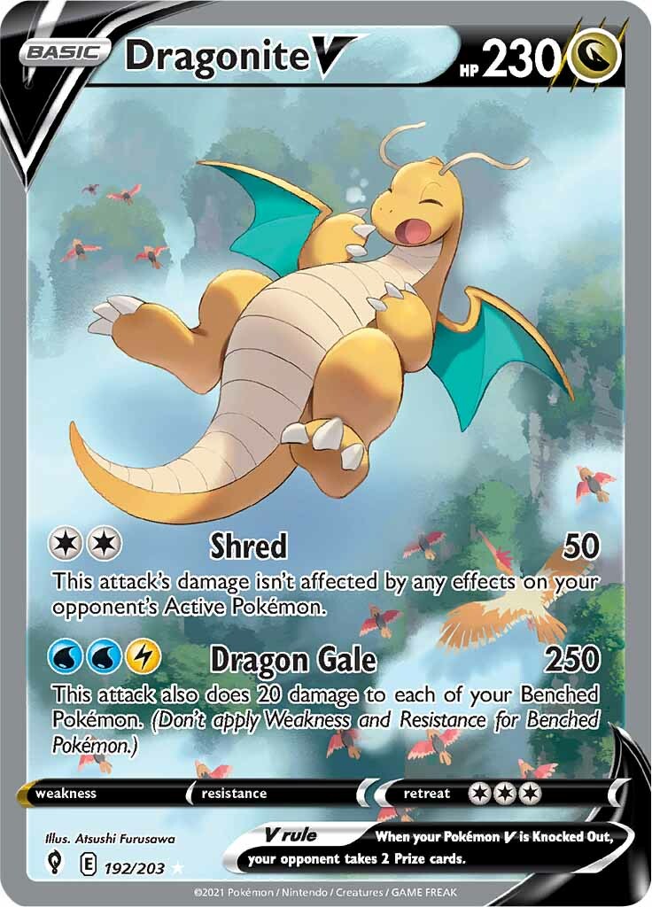 Dragonite V (192/203) [Sword & Shield: Evolving Skies] | RetroPlay Games