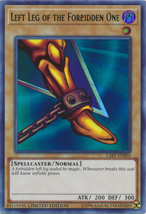 Left Leg of the Forbidden One [LART-EN003] Ultra Rare | RetroPlay Games