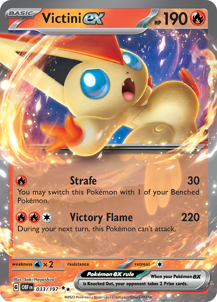 Victini ex (033/197) [Scarlet & Violet: Obsidian Flames] | RetroPlay Games