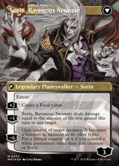 Sorin of House Markov // Sorin, Ravenous Neonate (Borderless) (Textured Foil) [Modern Horizons 3] | RetroPlay Games