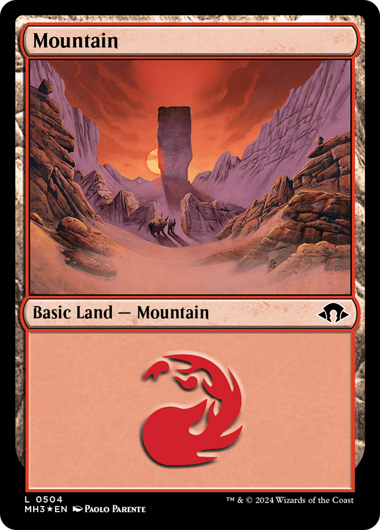 Mountain (0504) (Ripple Foil) [Modern Horizons 3] | RetroPlay Games