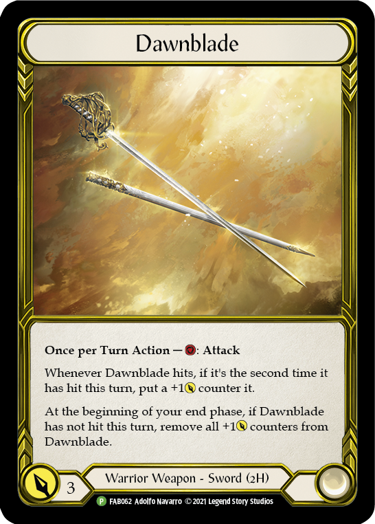 Dawnblade (Golden) [FAB062] (Promo)  Cold Foil | RetroPlay Games