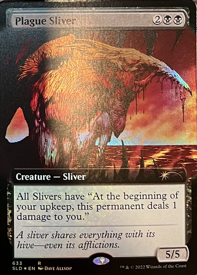 Plague Sliver (Extended Art) [Secret Lair Drop Promos] | RetroPlay Games