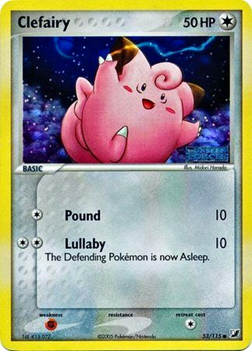 Clefairy (53/115) (Stamped) [EX: Unseen Forces] | RetroPlay Games