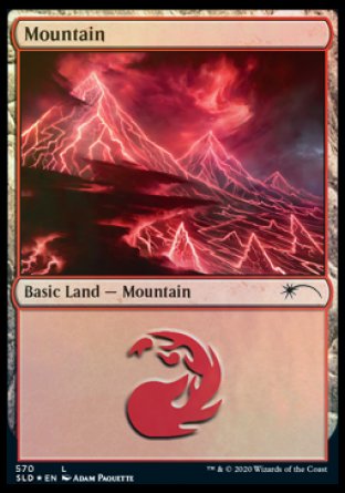 Mountain (Lightning) (570) [Secret Lair Drop Promos] | RetroPlay Games