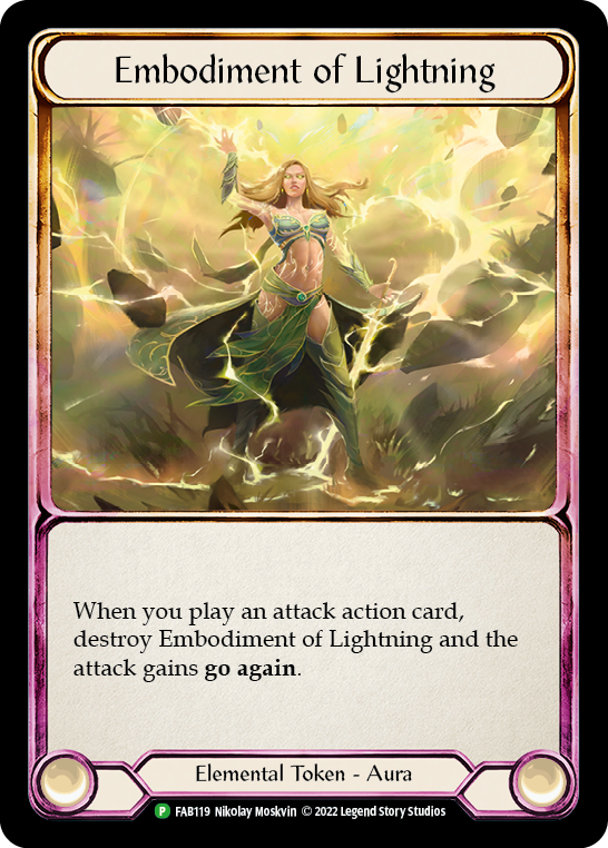 Embodiment of Lightning [FAB119] (Promo)  Cold Foil | RetroPlay Games