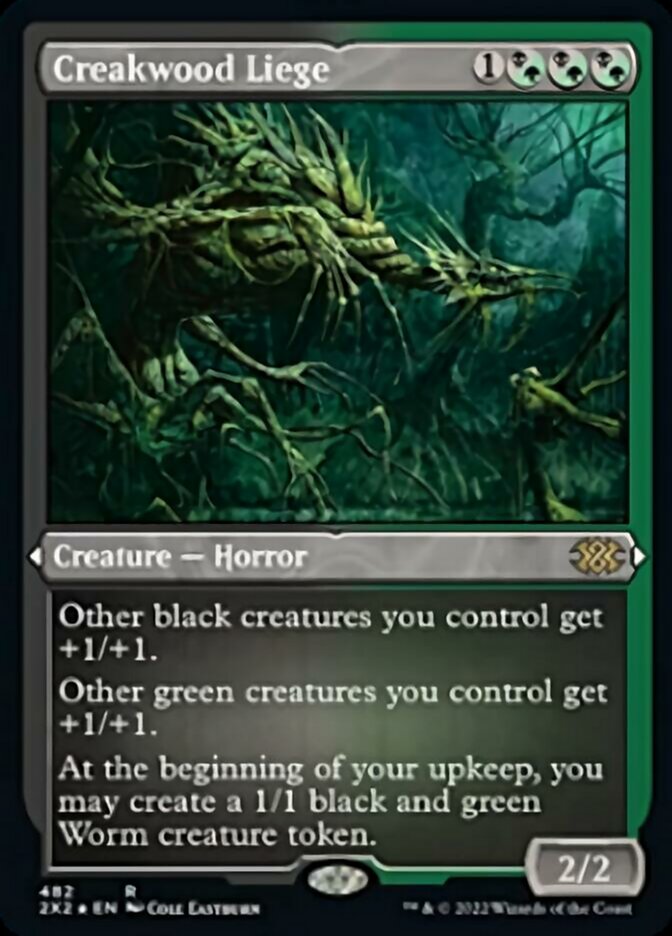 Creakwood Liege (Foil Etched) [Double Masters 2022] | RetroPlay Games