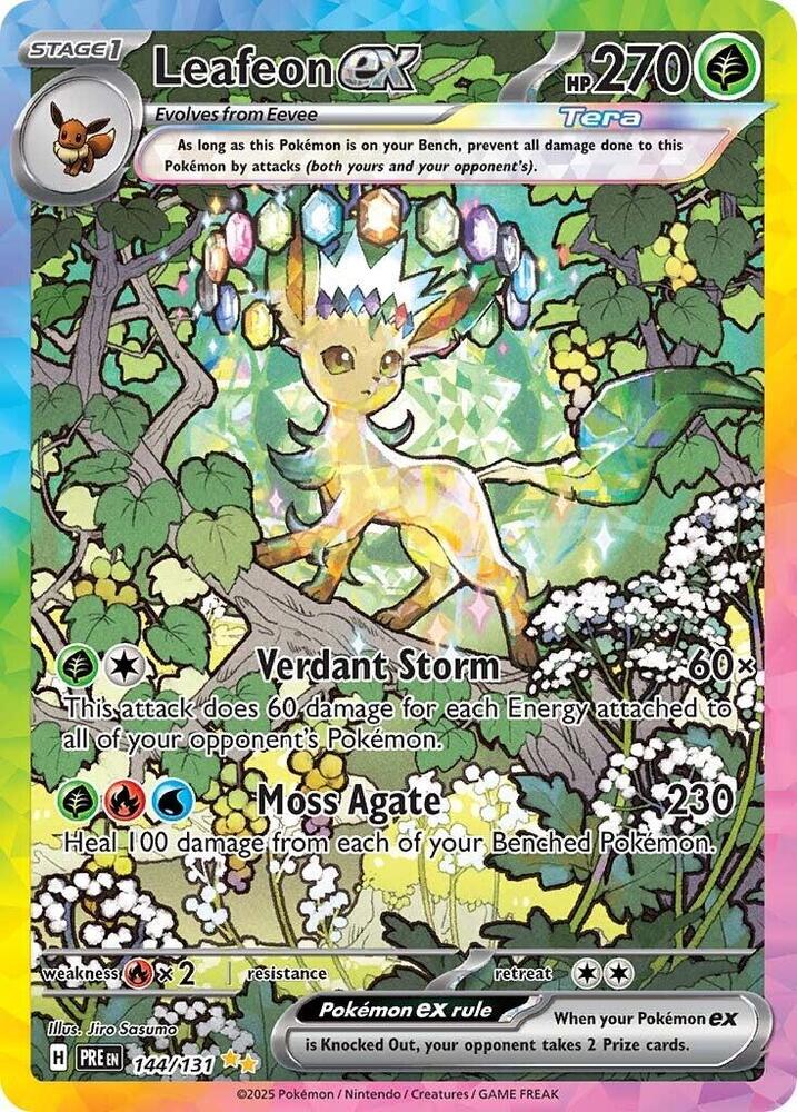 Leafeon ex (144/131) [Scarlet & Violet: Prismatic Evolutions] | RetroPlay Games