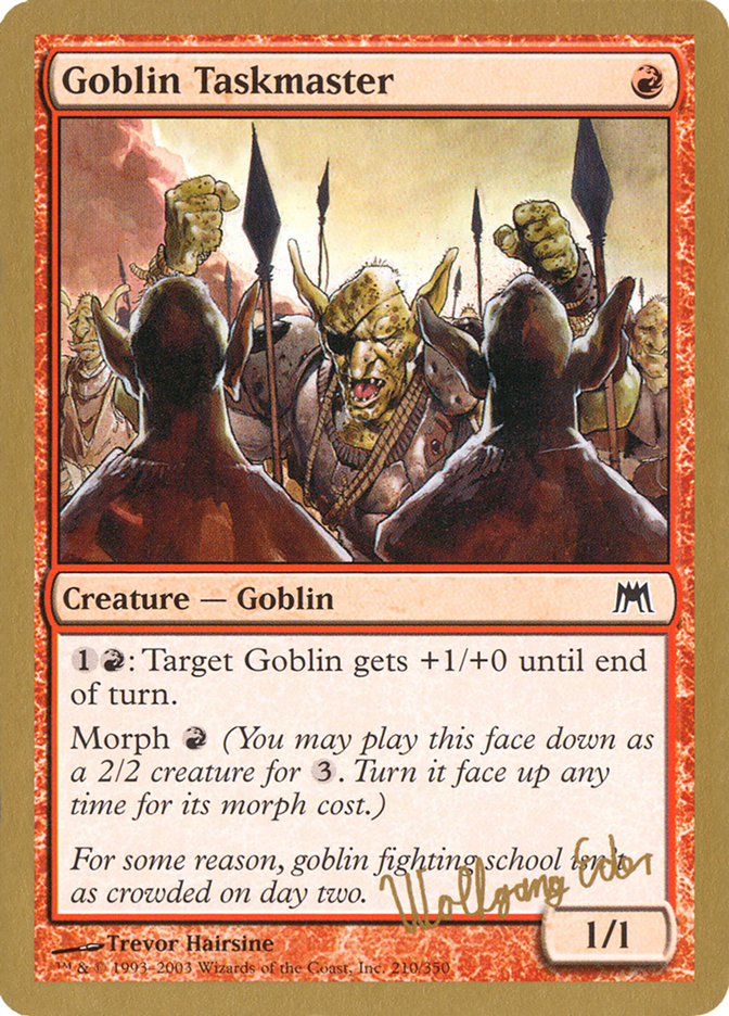 Goblin Taskmaster (Wolfgang Eder) [World Championship Decks 2003] | RetroPlay Games