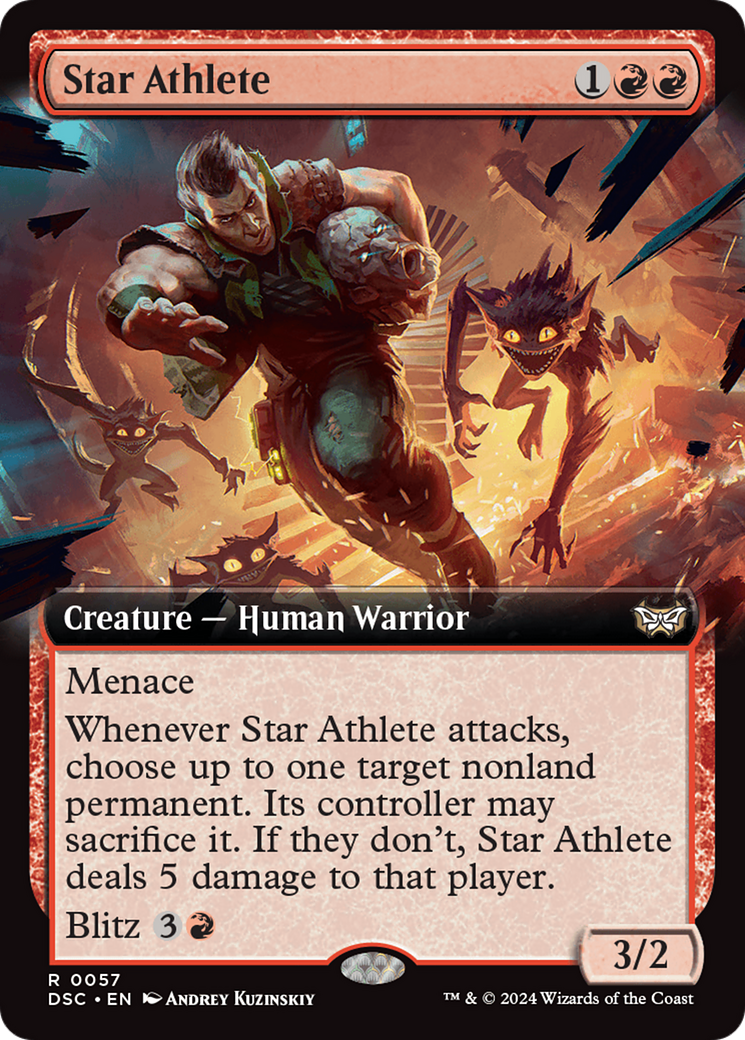 Star Athlete (Extended Art) [Duskmourn: House of Horror Commander] | RetroPlay Games