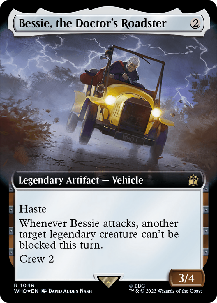 Bessie, the Doctor's Roadster (Extended Art) (Surge Foil) [Doctor Who] | RetroPlay Games