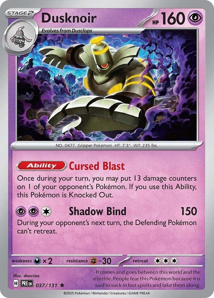 Dusknoir (037/131) [Scarlet & Violet: Prismatic Evolutions] | RetroPlay Games