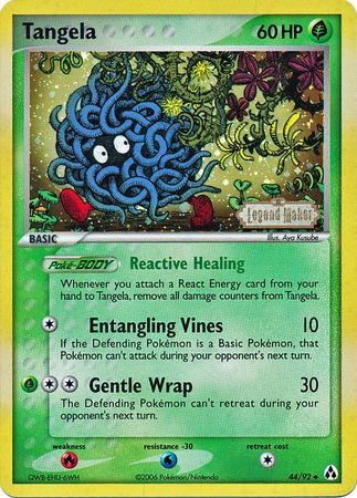 Tangela (44/92) (Stamped) [EX: Legend Maker] | RetroPlay Games