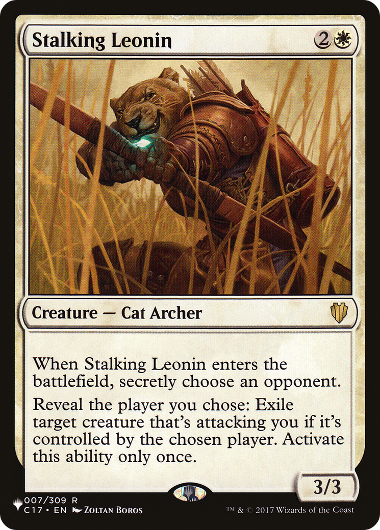 Stalking Leonin [The List] | RetroPlay Games