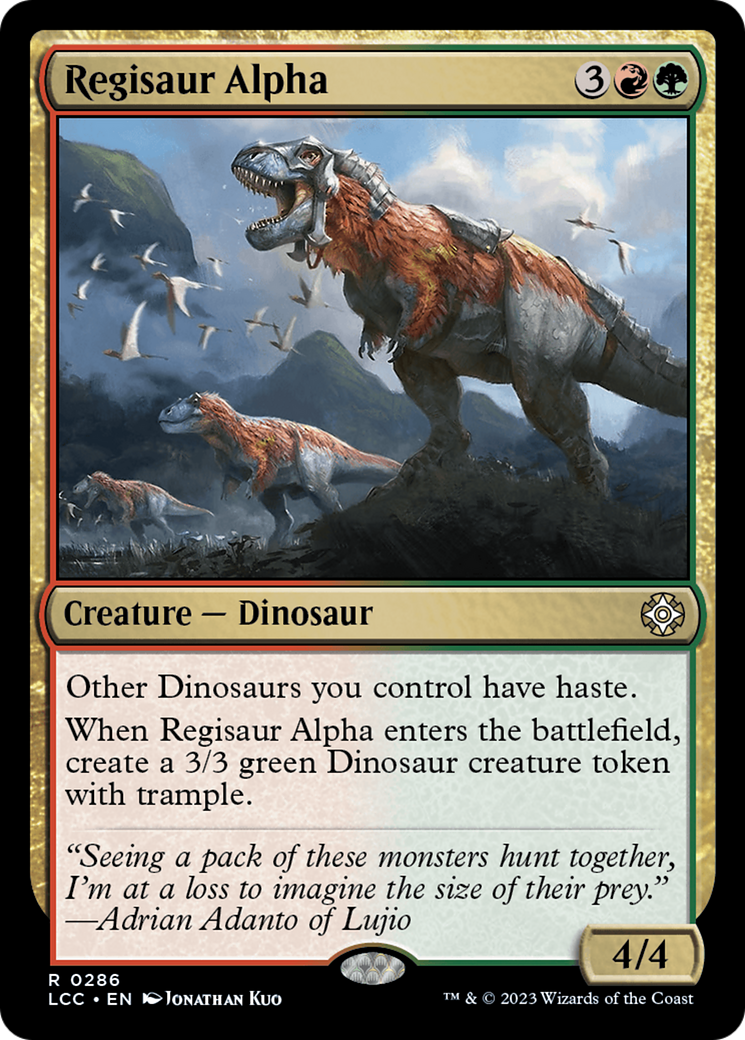 Regisaur Alpha [The Lost Caverns of Ixalan Commander] | RetroPlay Games