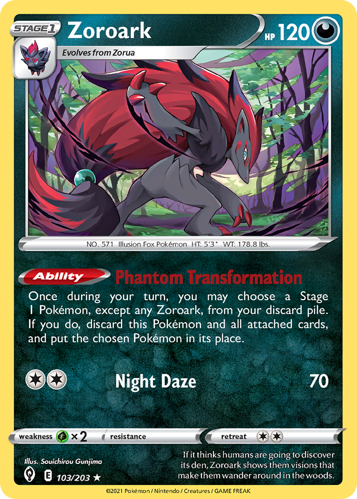 Zoroark (103/203) (Theme Deck Exclusive) [Sword & Shield: Evolving Skies] | RetroPlay Games