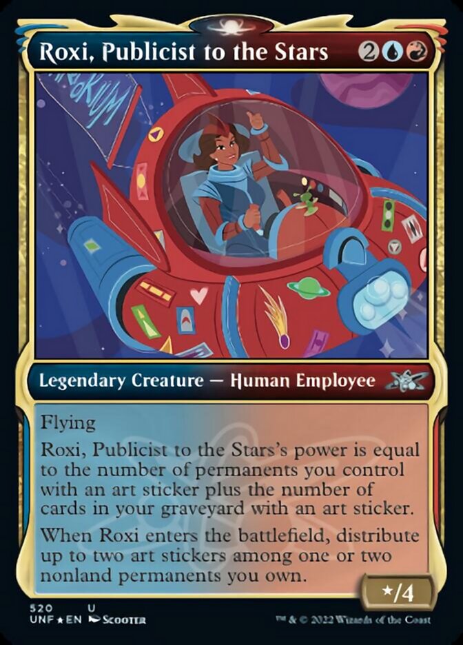 Roxi, Publicist to the Stars (Showcase) (Galaxy Foil) [Unfinity] | RetroPlay Games