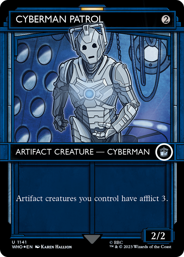 Cyberman Patrol (Showcase) (Surge Foil) [Doctor Who] | RetroPlay Games