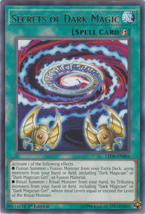 Secrets of Dark Magic [LED6-EN004] Rare | RetroPlay Games