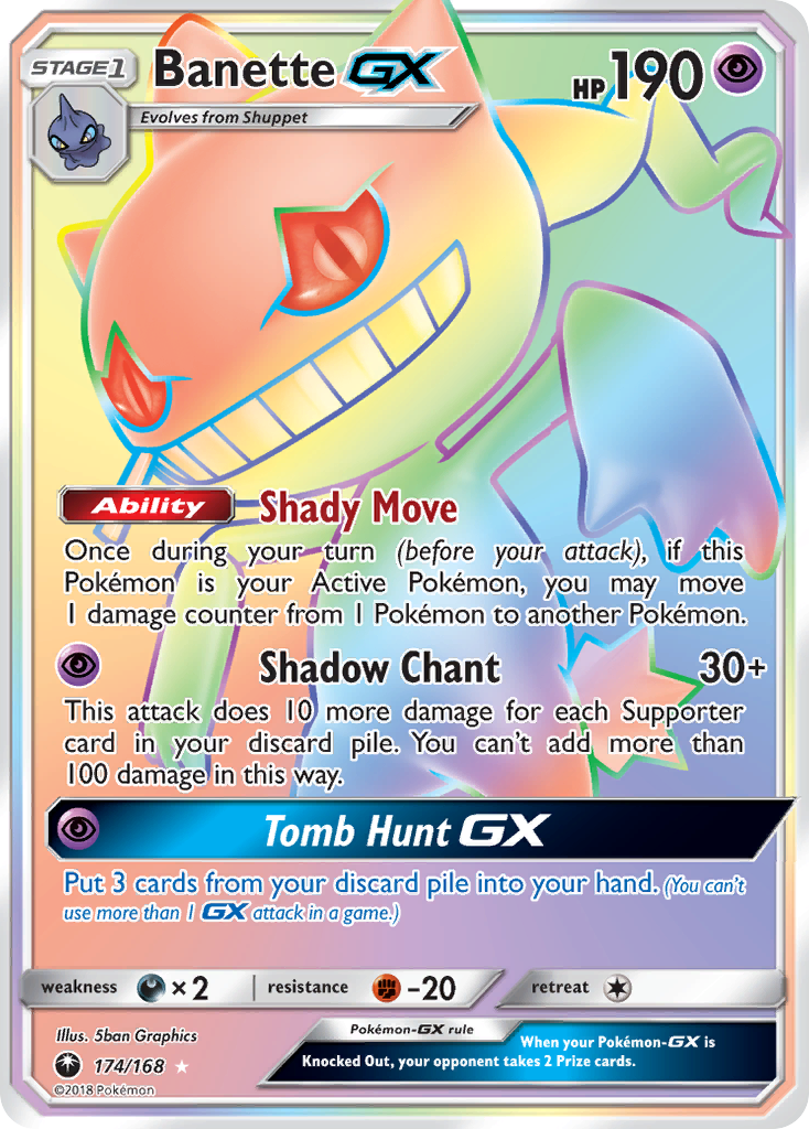 Banette GX (174/168) [Sun & Moon: Celestial Storm] | RetroPlay Games
