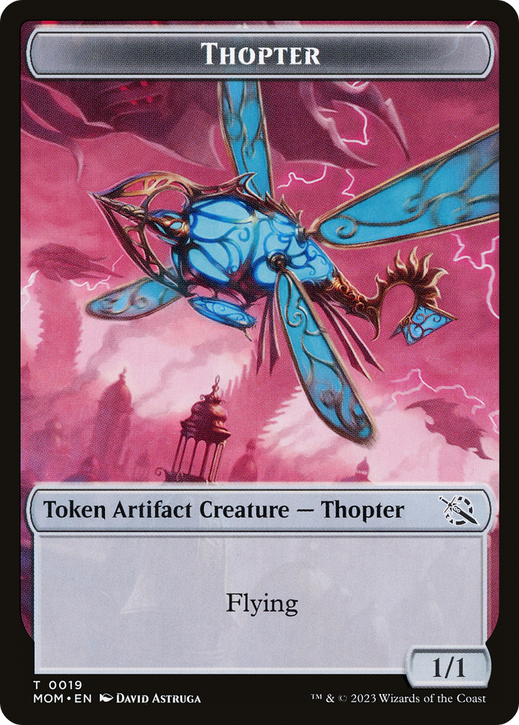 Thopter // Knight (10) Double-Sided Token [March of the Machine Tokens] | RetroPlay Games