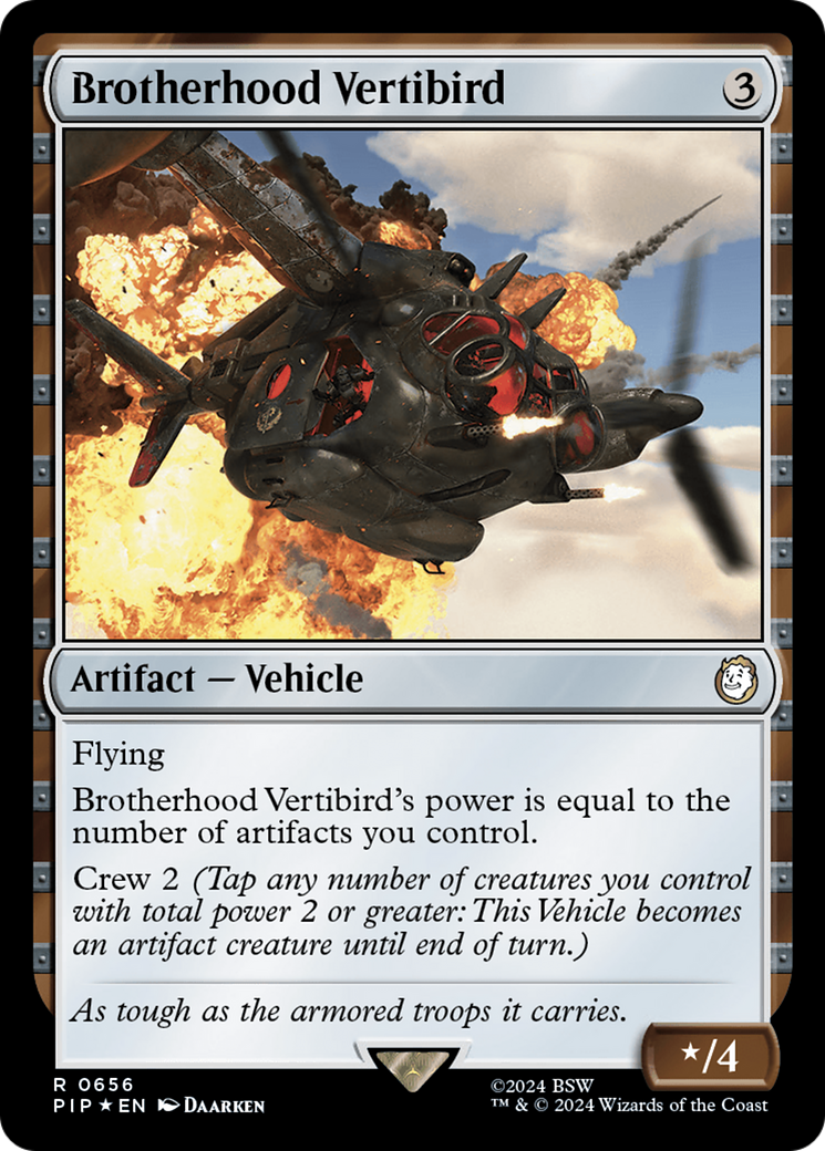 Brotherhood Vertibird (Surge Foil) [Fallout] | RetroPlay Games