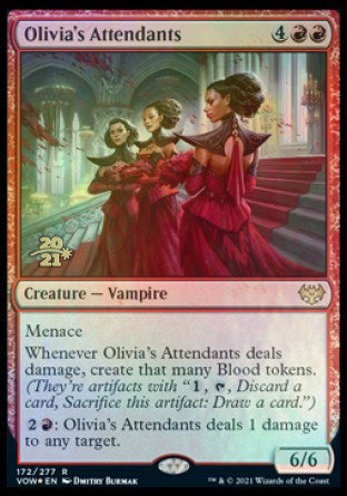 Olivia's Attendants [Innistrad: Crimson Vow Prerelease Promos] | RetroPlay Games