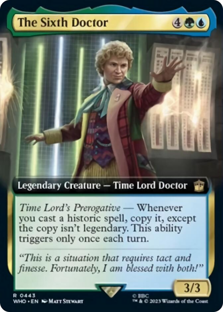 The Sixth Doctor (Extended Art) [Doctor Who] | RetroPlay Games