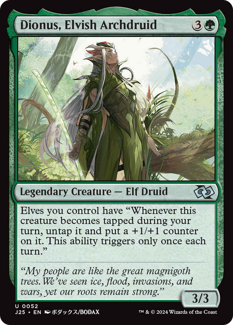 Dionus, Elvish Archdruid [Foundations Jumpstart] | RetroPlay Games