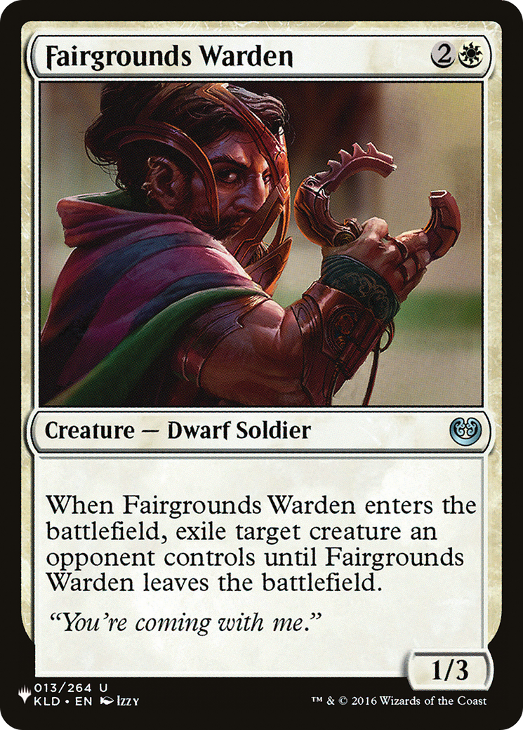 Fairgrounds Warden [The List Reprints] | RetroPlay Games