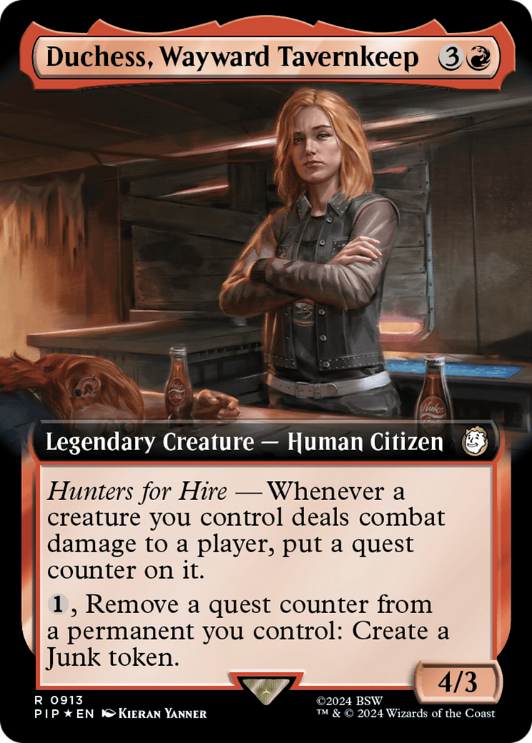 Duchess, Wayward Tavernkeep (Extended Art) (Surge Foil) [Fallout] | RetroPlay Games