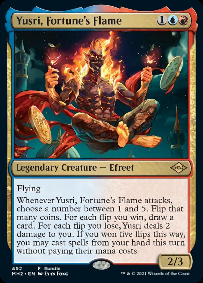 Yusri, Fortune's Flame (Bundle) [Modern Horizons 2] | RetroPlay Games