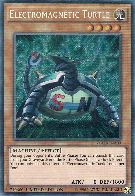 Electromagnetic Turtle [YGLD-ENA00] Secret Rare | RetroPlay Games