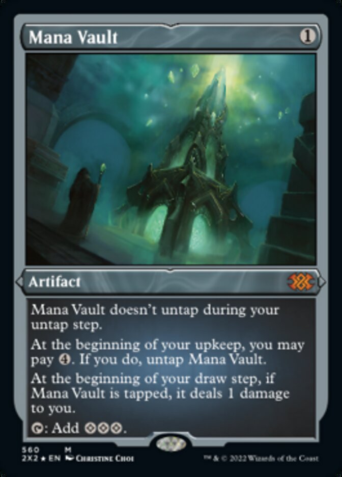Mana Vault (Foil Etched) [Double Masters 2022] | RetroPlay Games