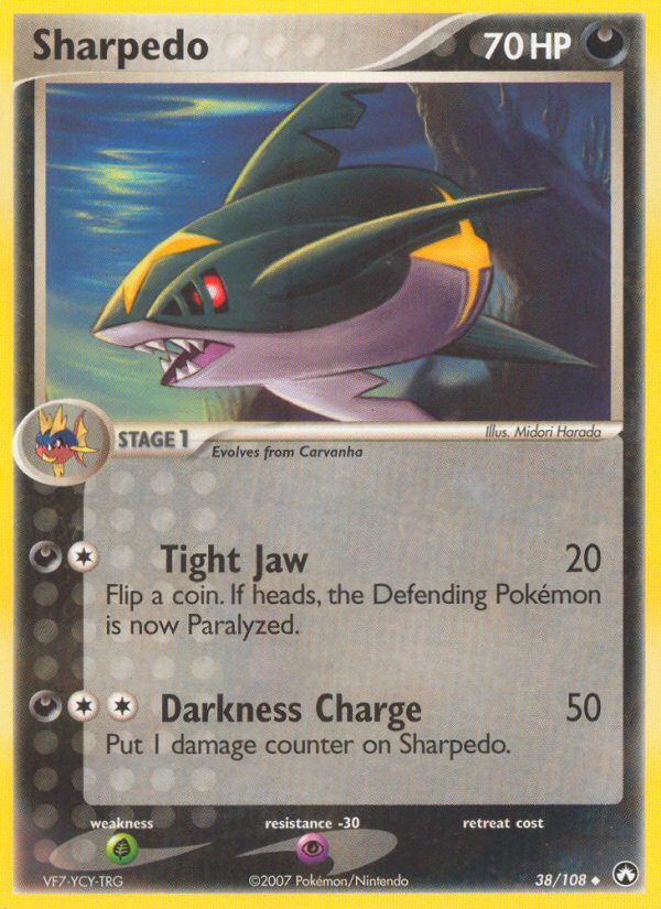 Sharpedo (38/108) [EX: Power Keepers] | RetroPlay Games