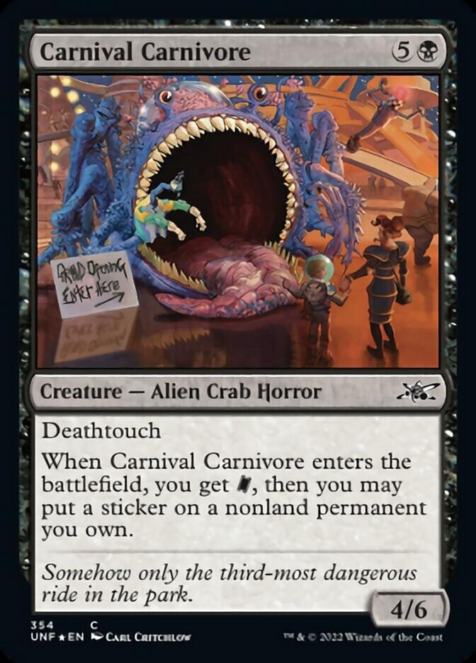 Carnival Carnivore (Galaxy Foil) [Unfinity] | RetroPlay Games