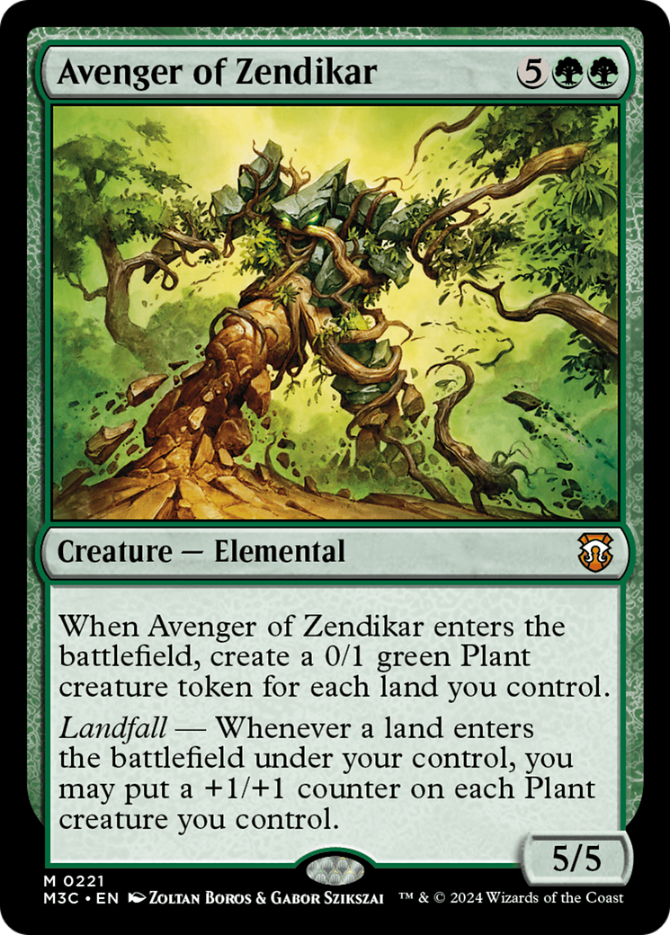 Avenger of Zendikar (Ripple Foil) [Modern Horizons 3 Commander] | RetroPlay Games